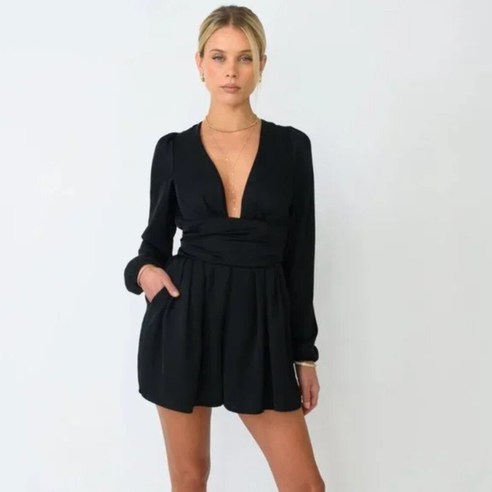 NWT RESA Stevie Romper in Black